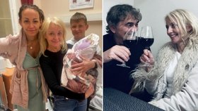 Takhle oslavila Veronika Žilková narození dalšího vnoučete.
