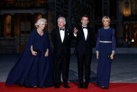 Král Karel III. ve Francii: Po setkání s Macronem opulentní hostina plná hvězd ve Versailles