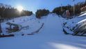 Lyžařský areál na libereckém Ještědu, kde se před deseti lety konalo MS v klasickém lyžování