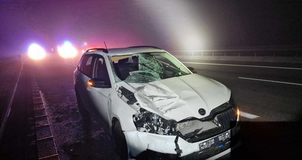 U Veselý nad Lužnicí usmrtilo auto na dálnici D3 chodce.