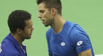 Bojovník Veselý na Tsongu nestačil, do semifinále Davis Cupu míří Francie