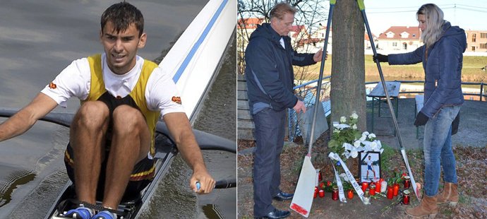 Kamarádi si připomněli v Uherském Hradišti tragicky zesnulého skifaře Michala Plocka