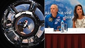 Feustelovi v ČR - slavný astronaut, který vzal do vesmíru Krtečka zavítal do naší země i se svojí manželkou Indirou, která má babičku ze Znojma