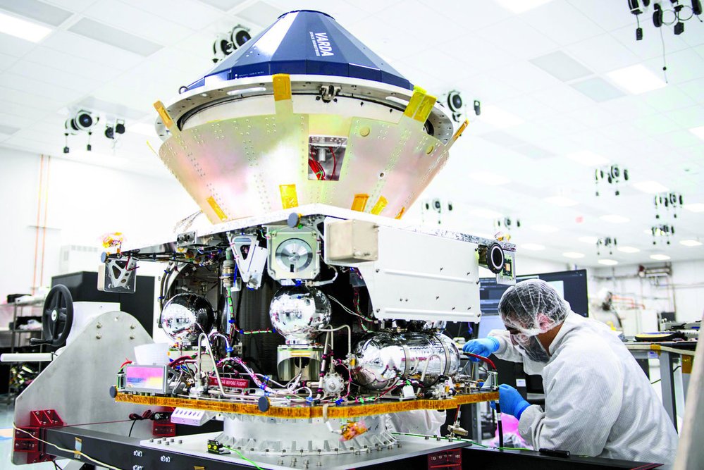 Laboratoř je usazená na platformě Photon a váží 120 kilogramů