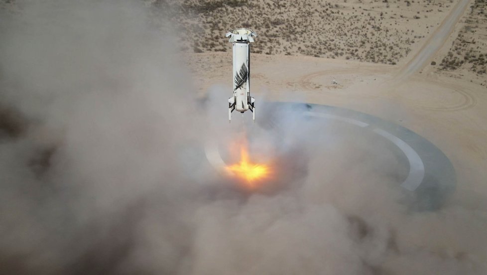 Přistání rakety New Shepard