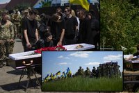 Kamioňák (†38) padl při obraně Ukrajiny: Loučili se s ním vojáci, manželka i jeho děti