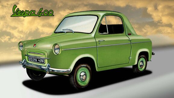 Vespa 400 (1957–1961): Italsko-francouzské mikroauto pro dva a kufr