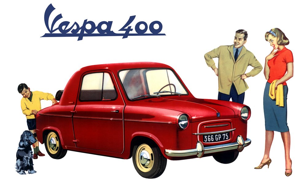 Vespa 400 nevypadala na konci padesátých let špatně.