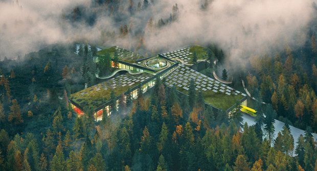 Nejekologičtější továrna světa vyroste uprostřed lesa