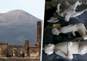 Podle archeologů Římany pohřbené lávou sopky Vesuv dělilo od záchrany pár minut