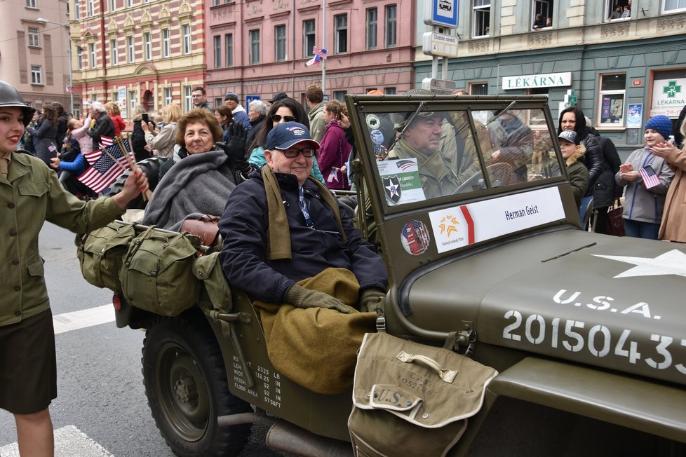 Americký válečný veterán Herman Geist.