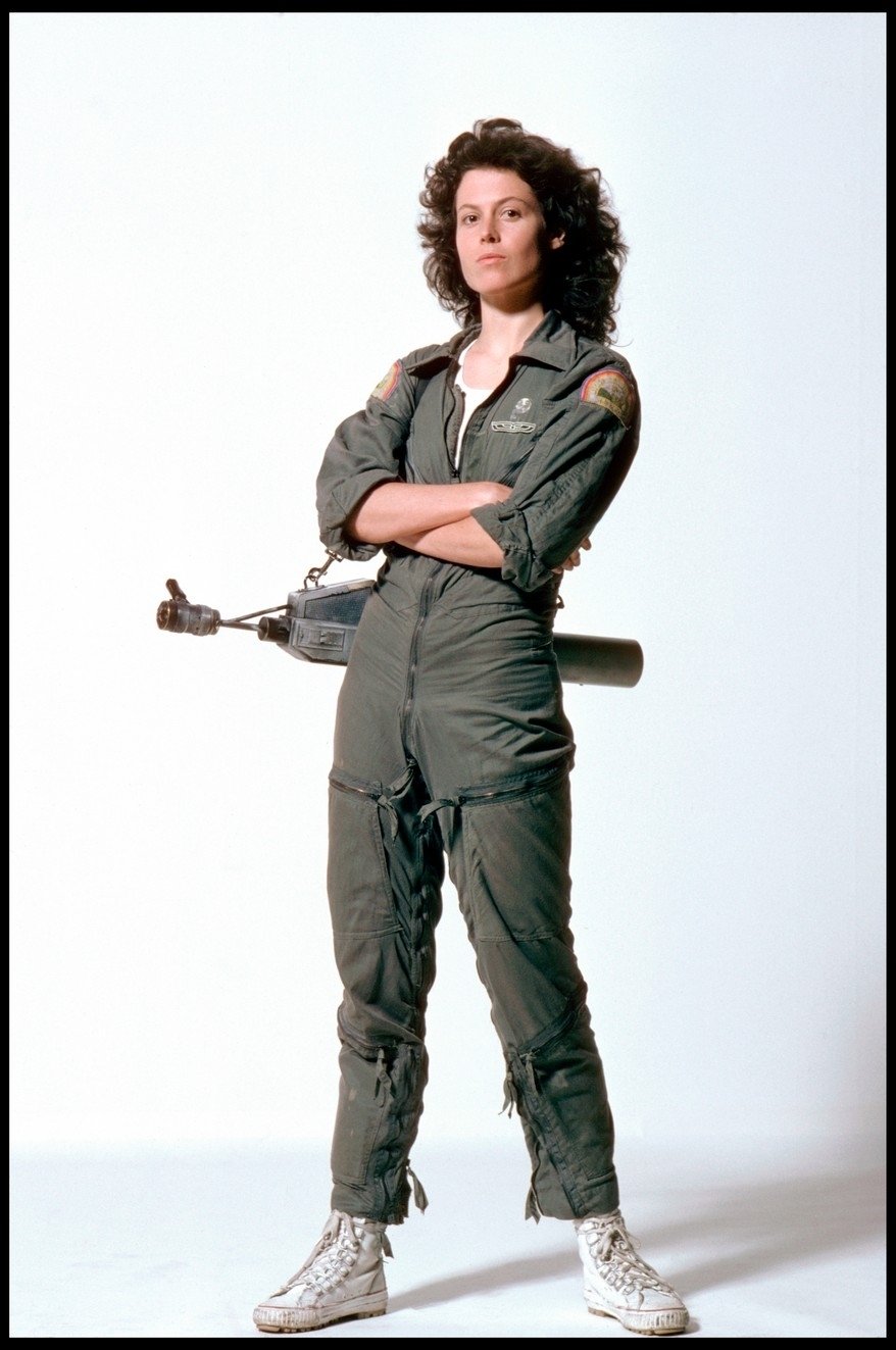 Sigourney Weaverová jako Ellen Ripleyová ve snímku Vetřelec z roku 1979