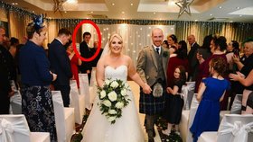 Fotka, kde Michelle spatřila vetřelce.