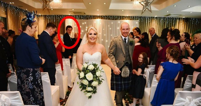 Fotka, kde Michelle spatřila vetřelce.