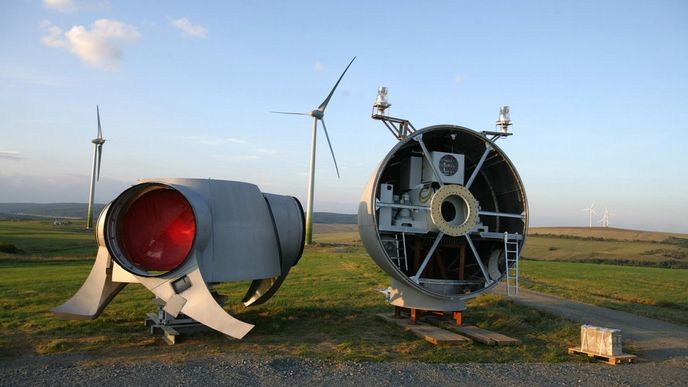 Větrná elektrárna ilustrační foto