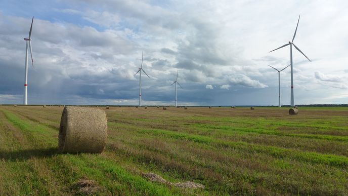 Větrná farma skupiny ČEZ v Německu