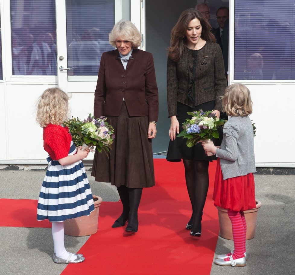 Vévodkyni se v Dánsku líbilo, výslovně si vyžádala zastávku na natáčení místního krimi seriálu