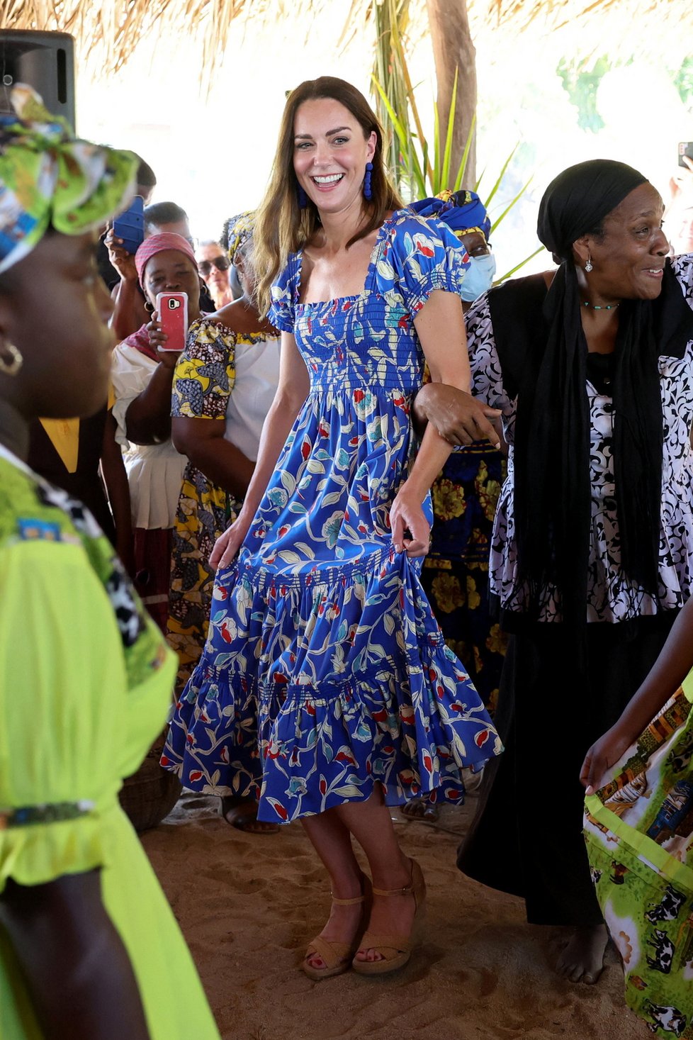 Vévodkyně Kate při návštěvě Belize