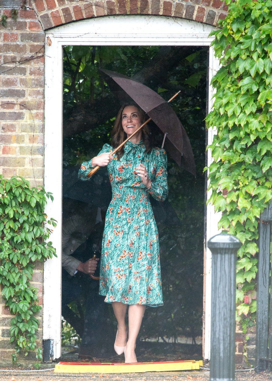 Vévodkyně Kate pár dní před tím, než oznámila třetí těhotenství.