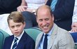 Kate, William a George ve Wimbledonu