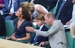 Kate, William a George ve Wimbledonu