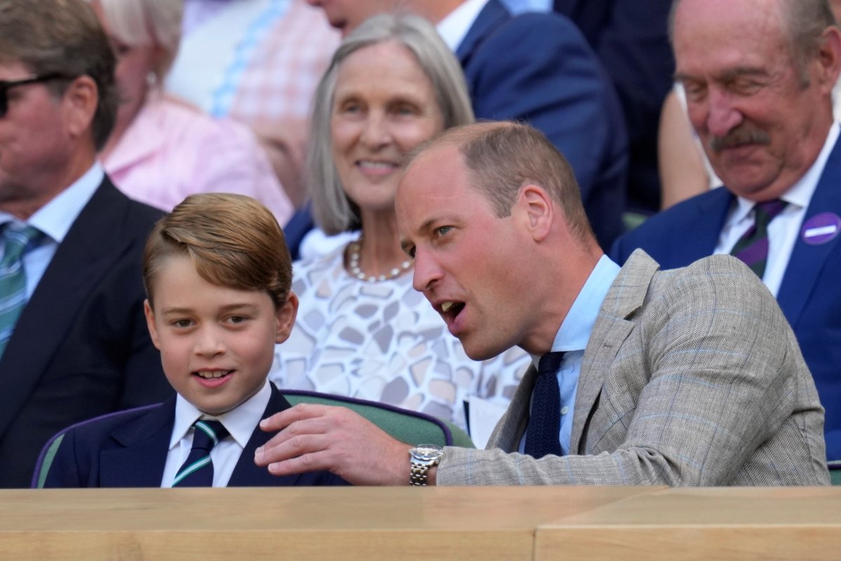 Kate, William a George ve Wimbledonu