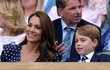 Kate, William a George ve Wimbledonu