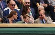 Kate, William a George ve Wimbledonu