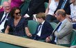 Kate, William a George ve Wimbledonu