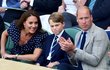 Kate, William a George ve Wimbledonu