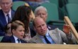 Kate, William a George ve Wimbledonu