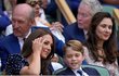 Kate, William a George ve Wimbledonu