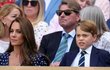 Kate, William a George ve Wimbledonu