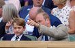 Kate, William a George ve Wimbledonu