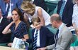 Kate, William a George ve Wimbledonu