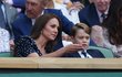 Kate, William a George ve Wimbledonu