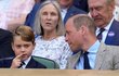 Kate, William a George ve Wimbledonu