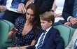 Kate, William a George ve Wimbledonu