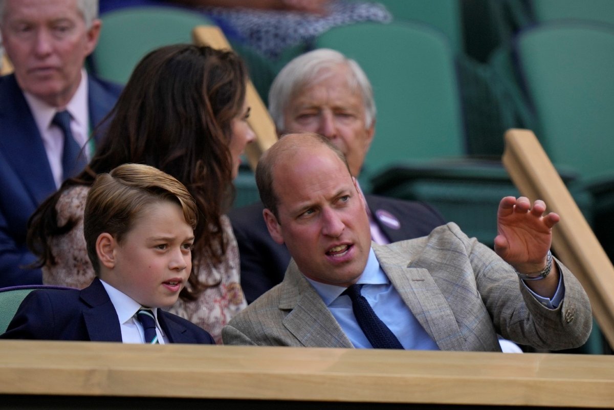 Kate, William a George ve Wimbledonu