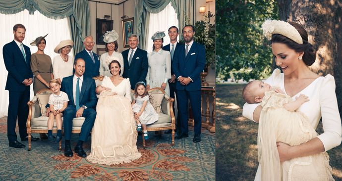 Šťastná Kate a rozpustilá Charlotte! Co odhalily oficiální fotografie ze křtu prince Louise?