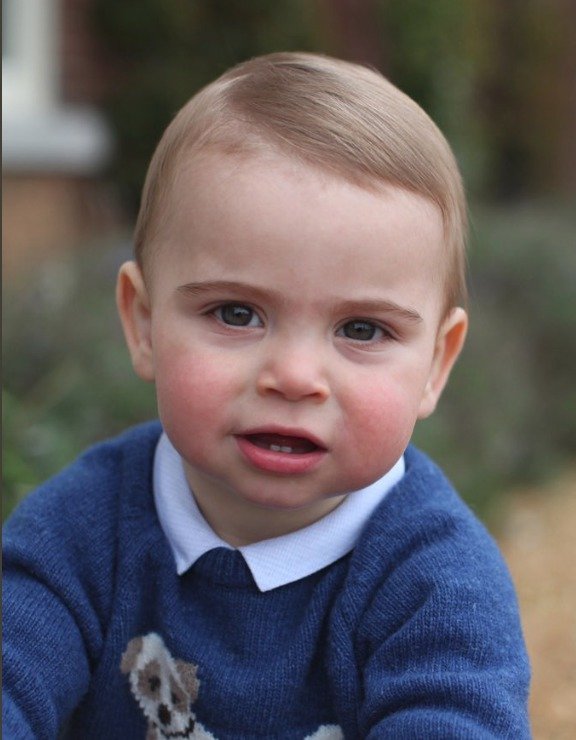 Princ Louis před prvními narozeninami