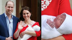 Vévodkyně Kate a prince William se pochlubili jejich třetím potomkem.