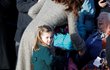 Královská rodina na vánoční mši: Hlavní hvězdou princezna Charlotte
