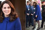 Těhotná vévodkyně Kate: Špatný krok kvůli podpatku!