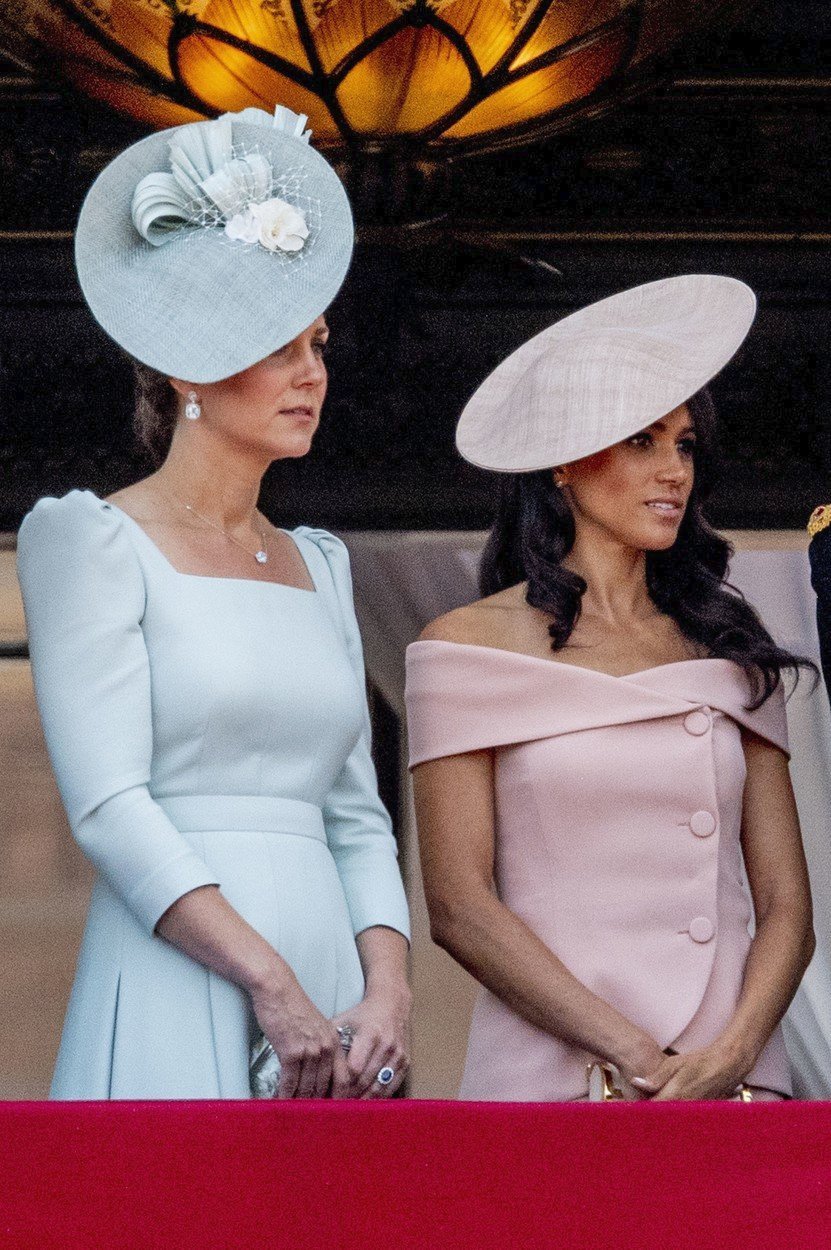 Vévodkyně Kate a vévodkyně Meghan poprvé spolu na Trooping the Colour