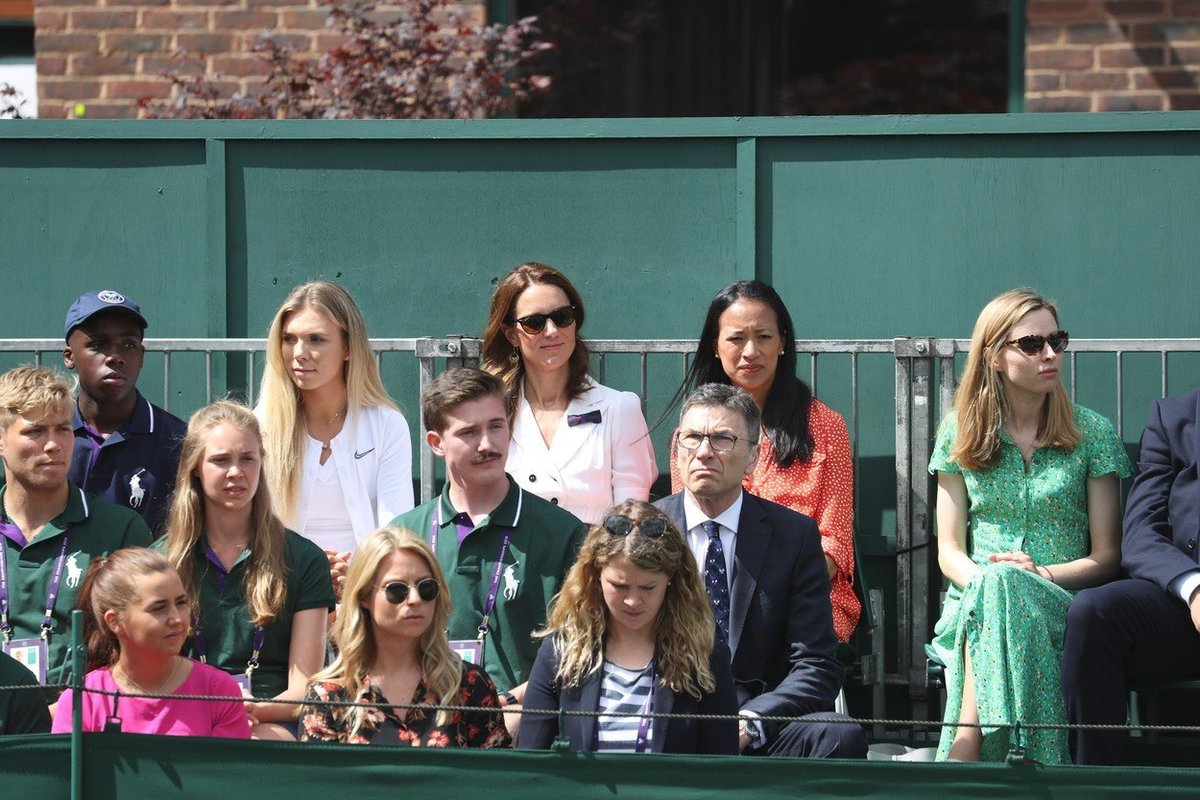 Vévodkyně Kate na Wimbledonu