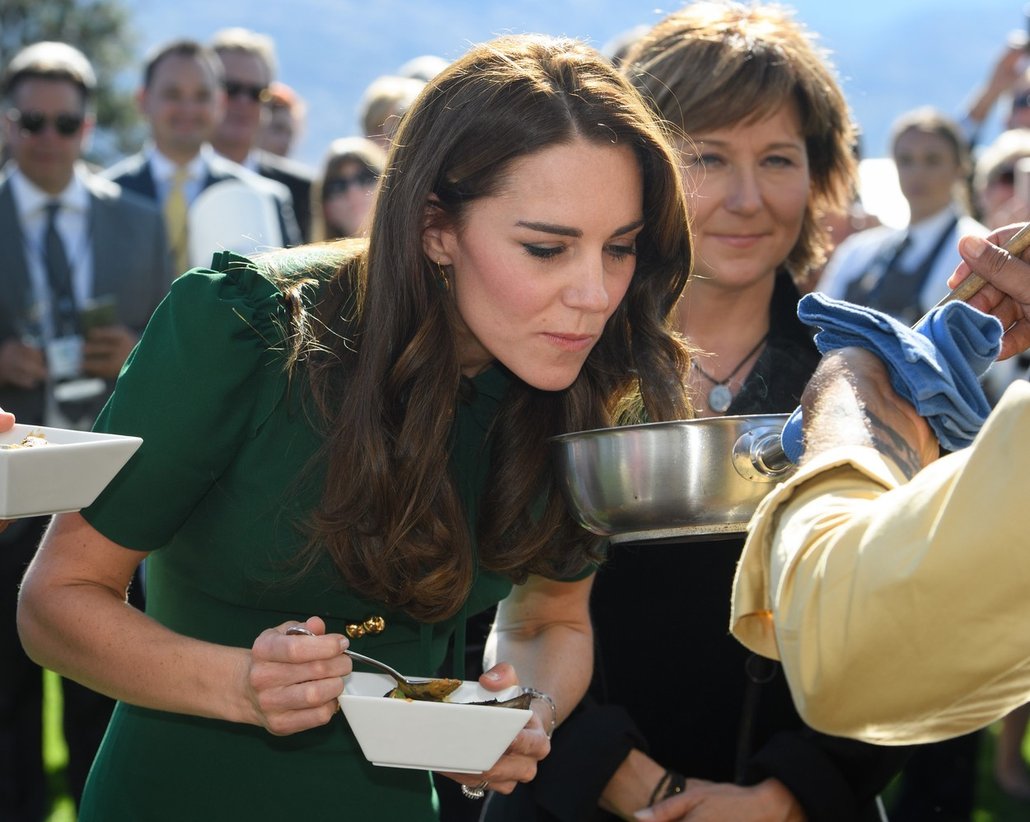 vévodkyně Kate miluje zdravá jídla.