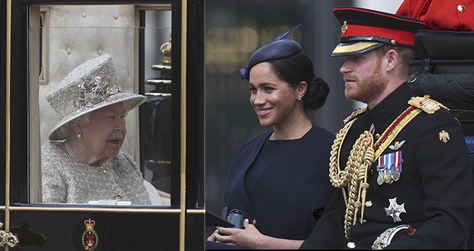 Vévodkyně Meghan na oslavách královny