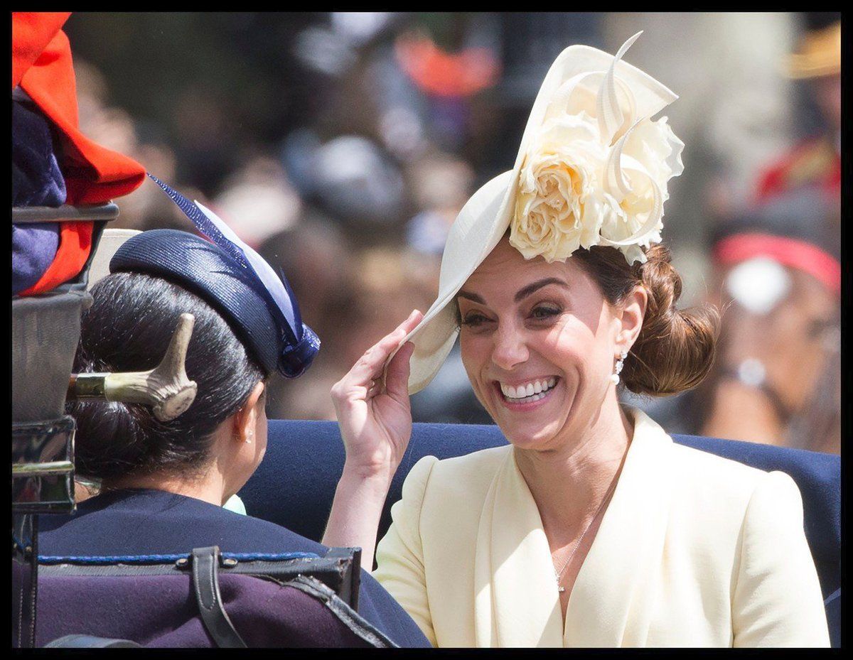 Vévodkyně Kate a Meghan na oslavách narozenin královny