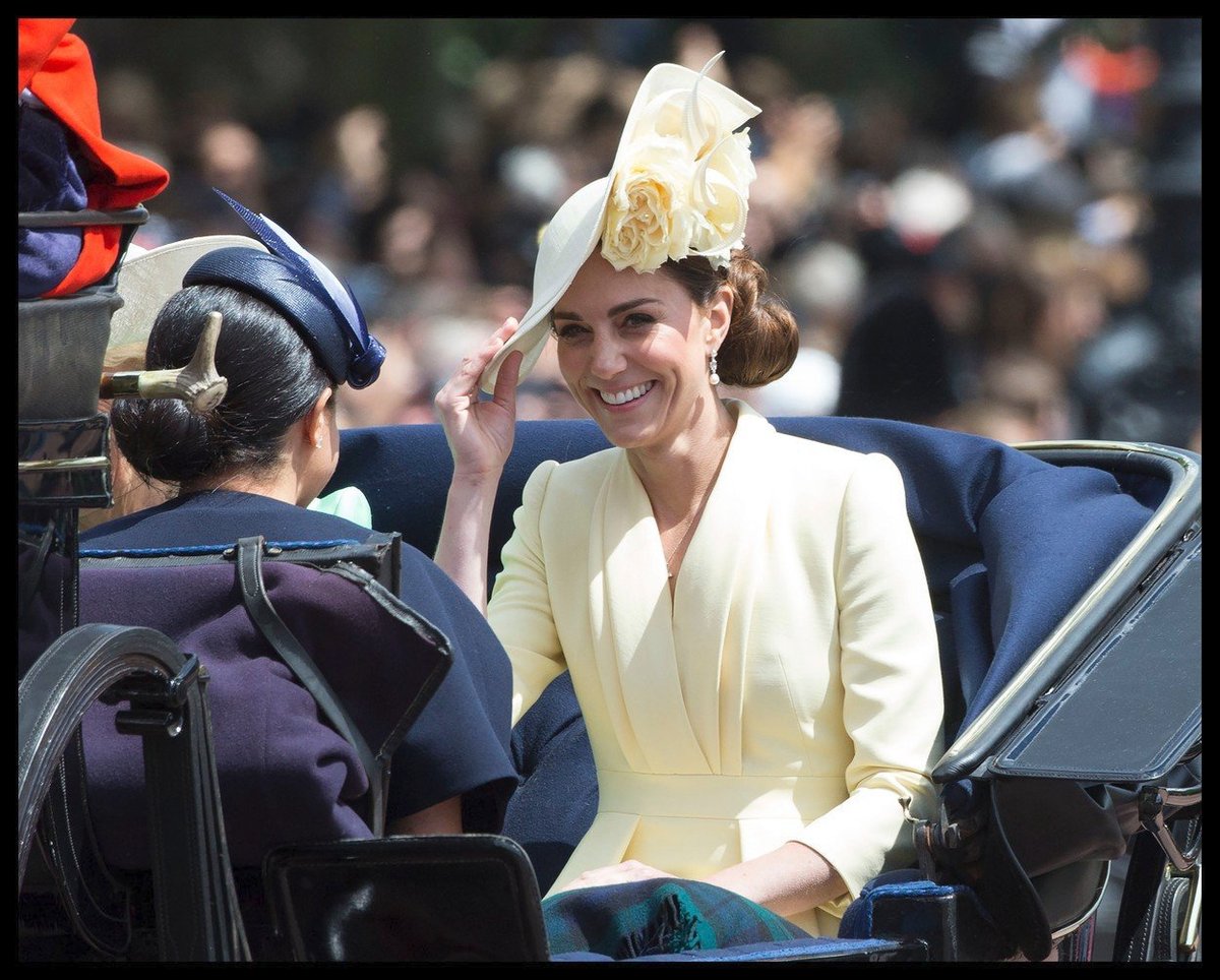 Vévodkyně Kate a Meghan na oslavách narozenin královny